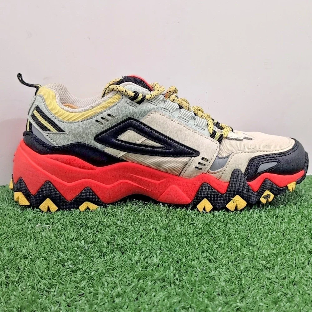 Fila Trail Running Hiking Shoes Women's‎ 6 M Oakmont Orange White 5JM00276-119